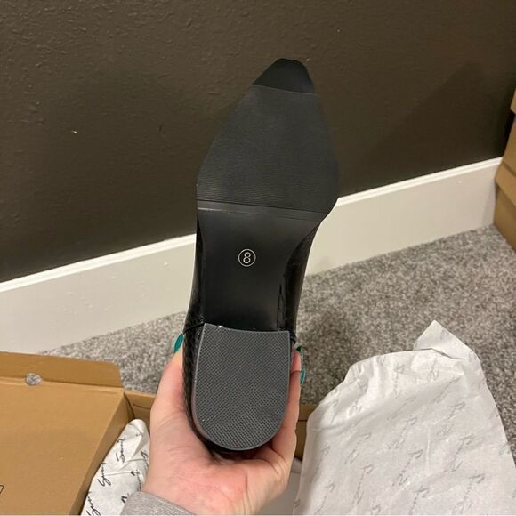 SEVEN7 Madison Python Pointed Bootie - Picture 15 of 15